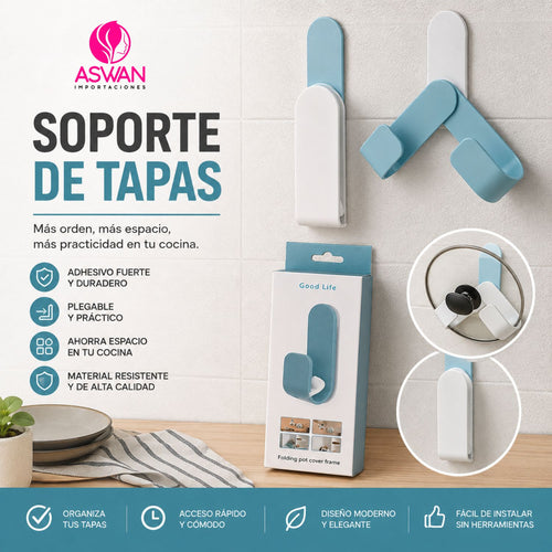 Organizador de Tapas Plegable Cocina
